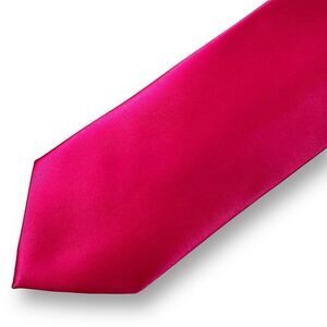 Geoffrey Beene bright pink‎ polyester tie